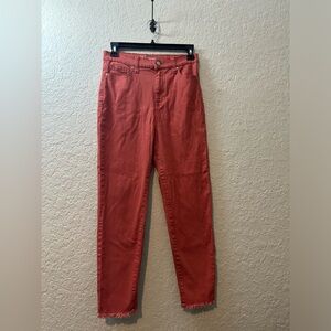 Women’s Salmon Straight Leg Pants, Size 9